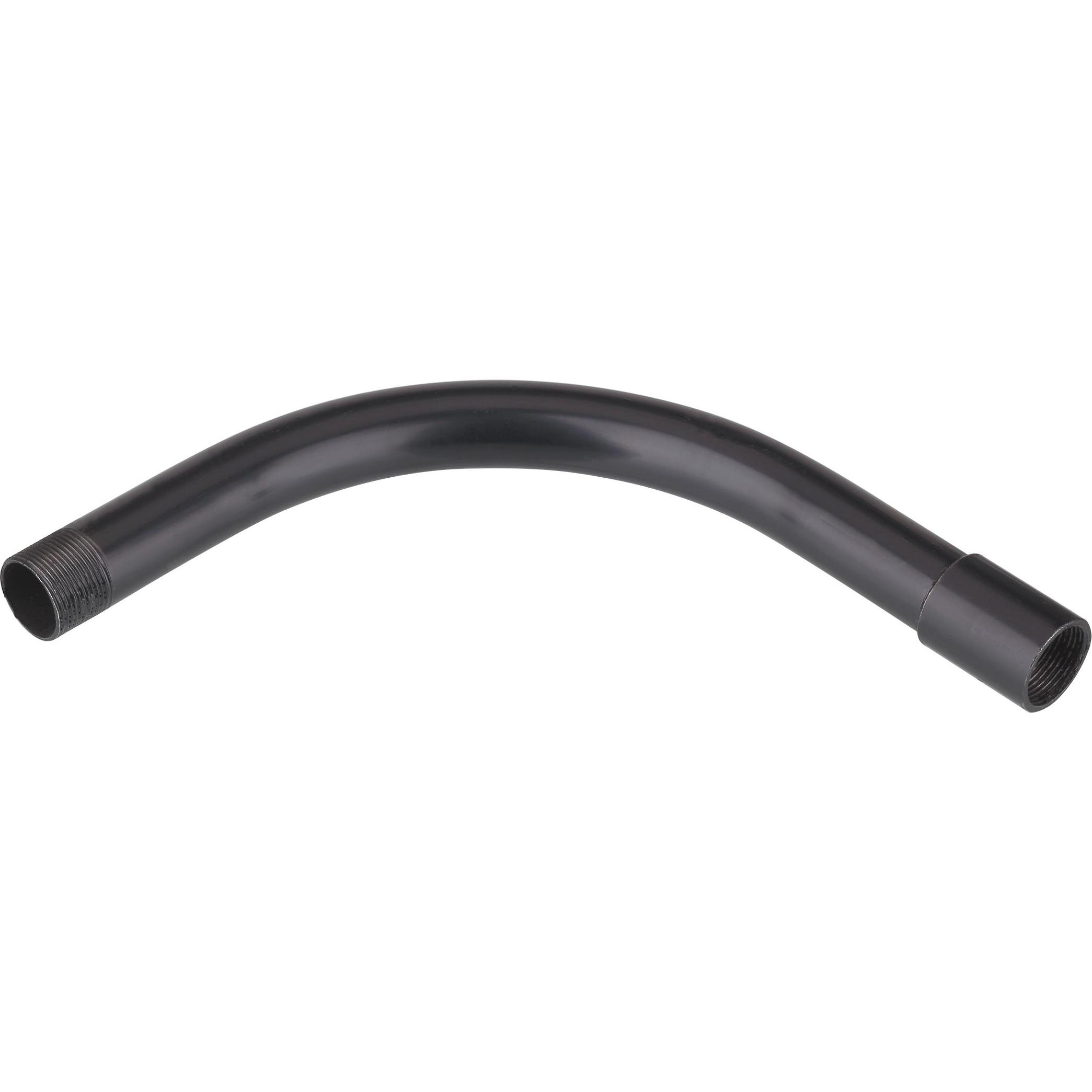 Fränkische Rohrwerke, Kabelschutz + Kabelführung, Stahlrohr-Gewindebogen SB-E, Ã˜ mm - Zoll 16 mm, schwarz lackiert