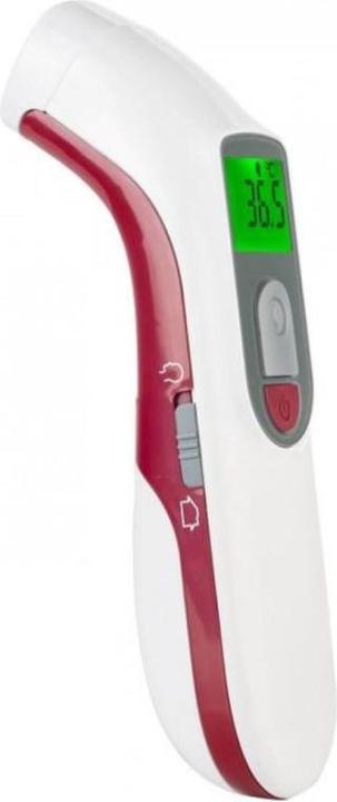 Actual product image Gima Aeon A200 Remote Sensing Thermometer Red, White Front Buttons (Forehead)