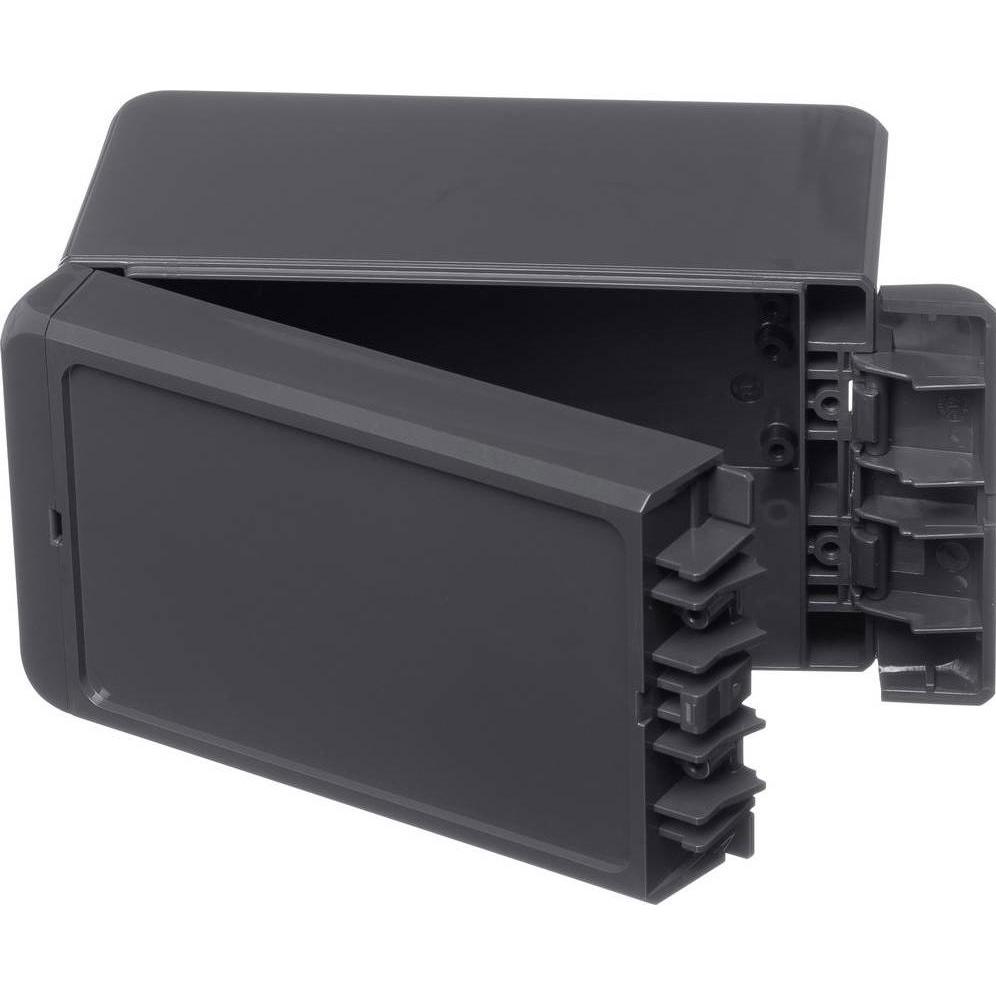 Bopla BOCUBE IP67 enclosure, ABS, RAL 7024 (Gehäuse), Elektronikzubehör + Gehäuse, Grau