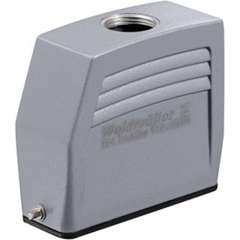 Weidmüller Alloggiamento del gommino Staffa longitudinale Alu IP66 1788710000, Cavo + Spina elettrica, Grigio