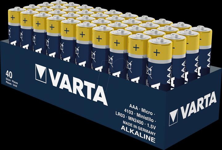 Actual product image Varta Longlife (40 pcs., AAA, 2400 mAh)