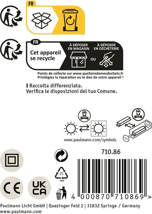 Produktbild Paulmann PAUL LED-Deckenleuchte (1200 lm)