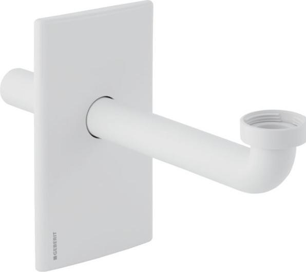 Geberit Set de finition pour elément WC avec siphon encastré plastique blanc alpin 115.416.11.1 (1 1/4")