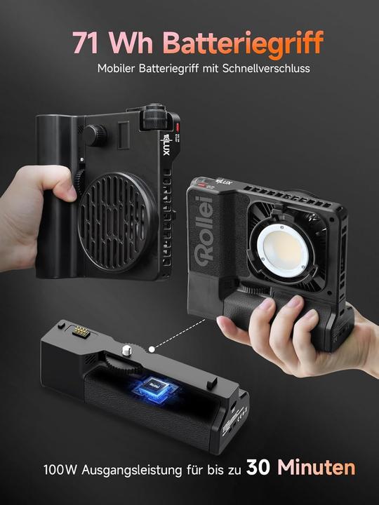 Image du produit Rollei LED-Kit | 100W | Bi-Color | LUX-Serie (éclairage de studio)