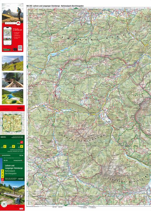 Produktbild Loferer und Leoganger Steinberge, Wander-, Rad- und Freizeitkarte 1:50.000, freytag & berndt, WK