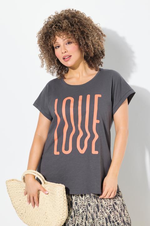 Produktbild Ulla Popken T-Shirt, oversized, LOVE, Halbarm (42, 44)