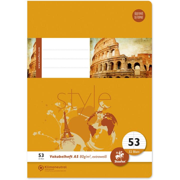 Actual product image Ursus Vocabulary book A5 (A5, Lined, Soft cover)