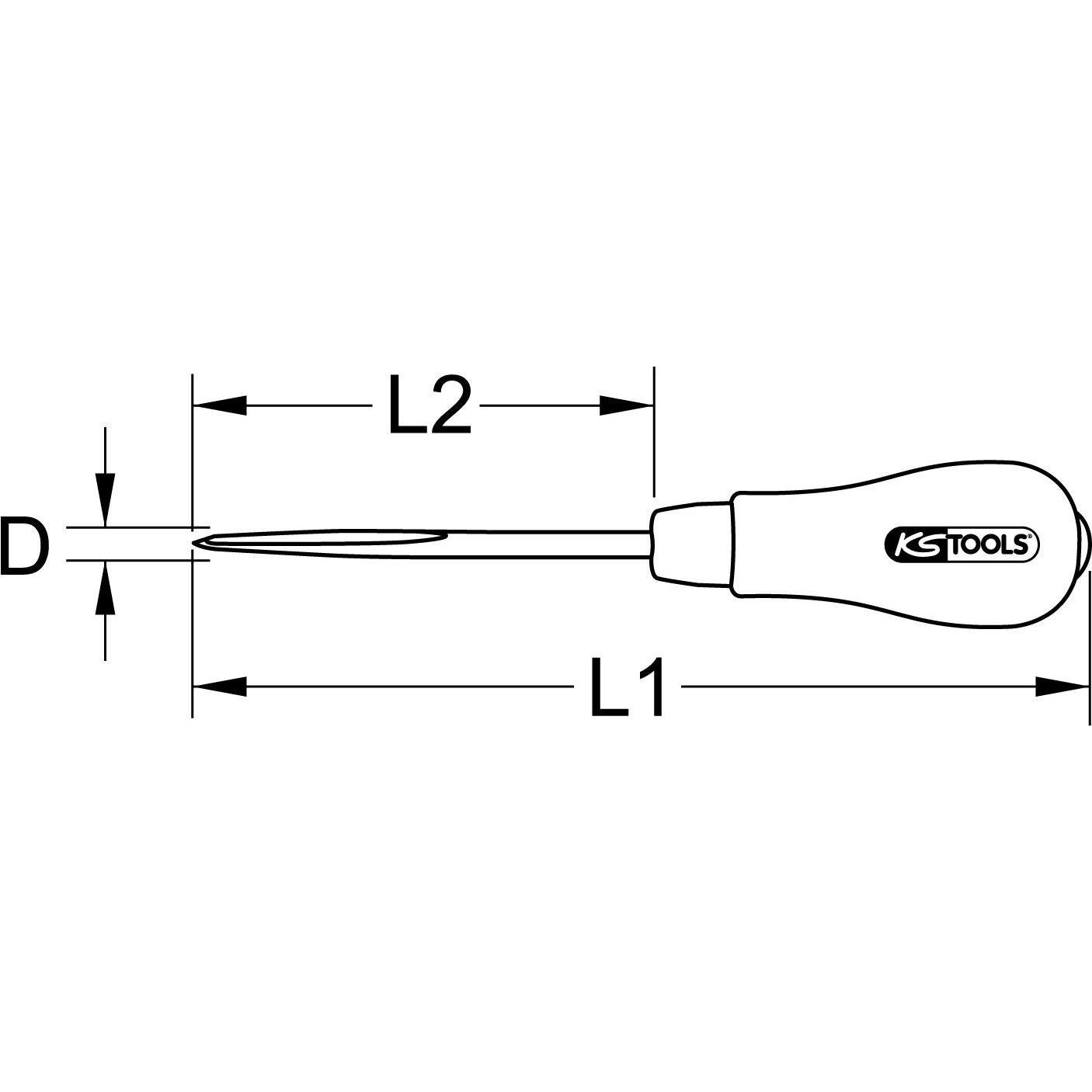 Thumbnail - KS Tools, Meissel, Antreiber