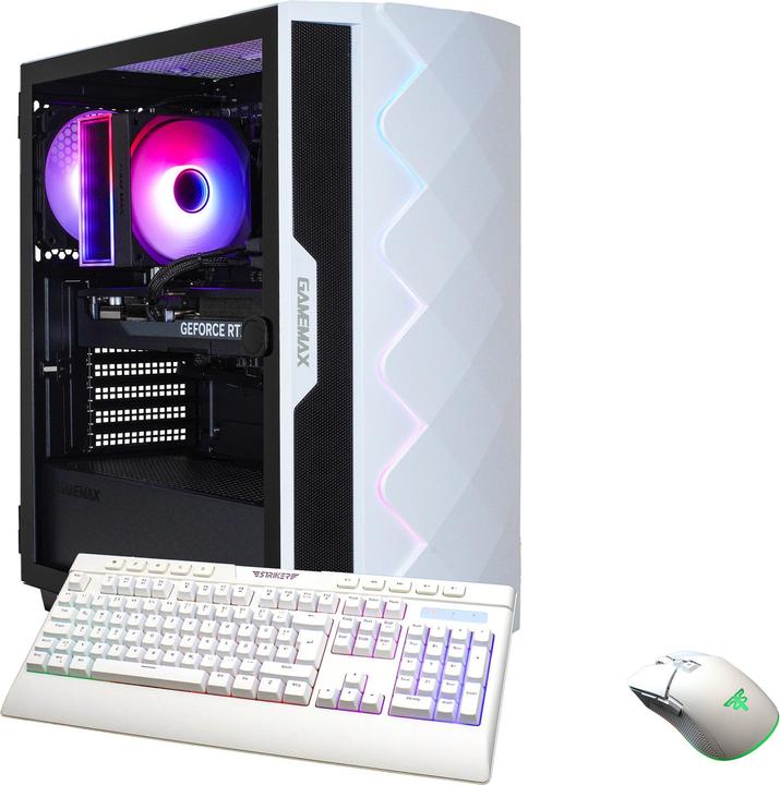 Hyrican GAMEMAX Diamond WT 7698 Ryzen 5 7500F 32GB DDR5 1TB SSD RTX 5060Ti (1000 GB, 4 GB, AMD Ryzen 5 7500F, GeForce RTX 5060 Ti)