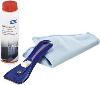 Actual product image Xavax Hob cleaning set, 3 pieces, cleaner, scraper, microfiber cloth
