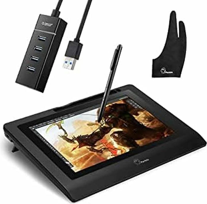 Productafbeelding Wacom DTU-1031AX, LCD, 25,6 cm (10,1 inch), Zwart (10.10", 2540 lpi)
