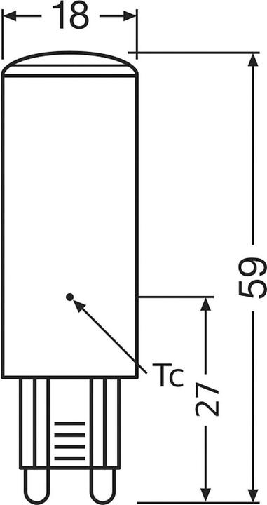 Actual product image Osram Pin (G9, 600 lm, 1 x)