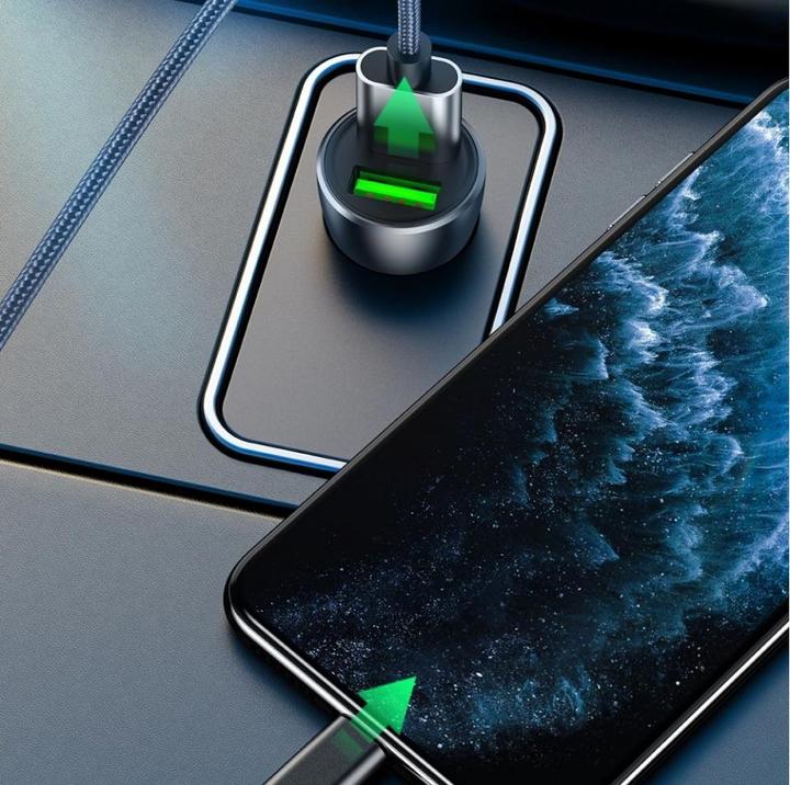 Actual product image Rock H8 Dual Car Charger