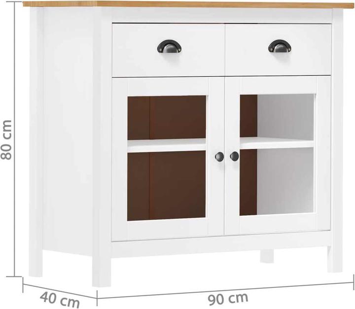 Image du produit vidaXL Sideboard (40 x 40 x 80 cm)