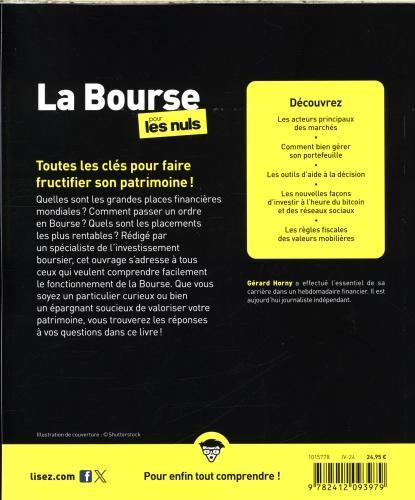 Immagine prodotto La Bourse Pour les Nuls, Grand Format, 6e Ed (Francese)