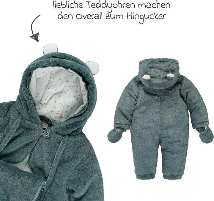 Produktbild Kindsgard Plüsch Overall bomo petrol (56)