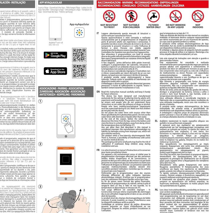 Actual product image Claber Dual myAquaSolar (Irrigation computer)