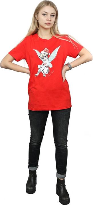 Immagine prodotto Disney Tinkerbell Christmas Fairy Maglietta Ampia Donna (L)