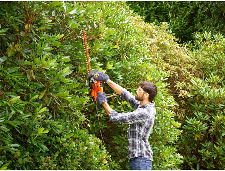 Actual product image Black & Decker Blac hedge trimmer BEHT251QS 450W 50 cm blade length, 18 mm cutting thickness (Electrical connection)