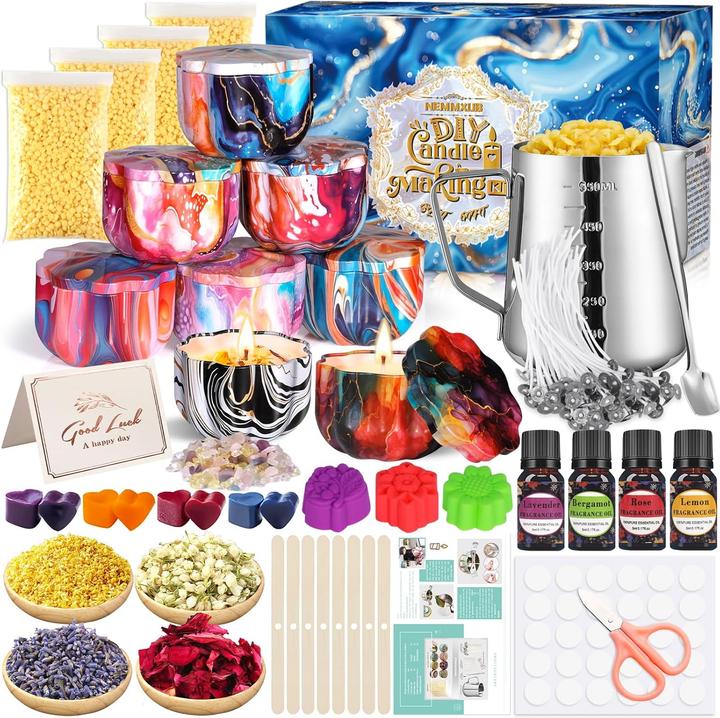 Produktbild Nemmxub 32-teiliges DIY Duftkerzen-Set