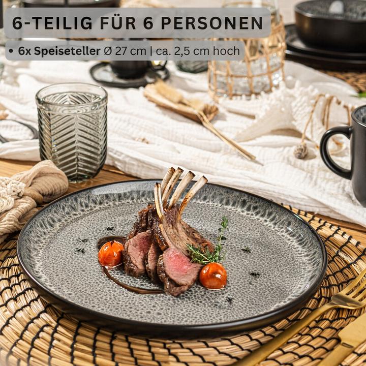 Produktbild Sänger Geschirr Speiseteller Set Sydney (6x, 27 cm)