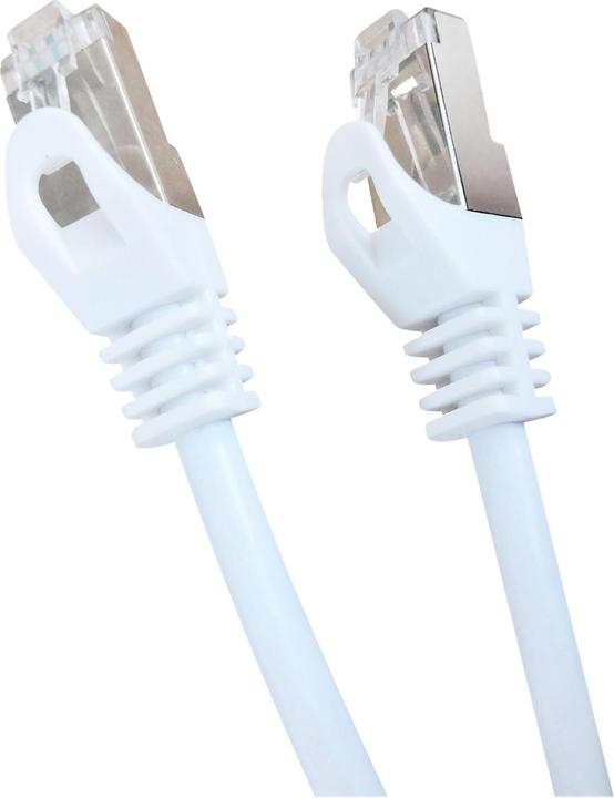 Actual product image Gembird PP6A-LSZHCU-W-2M patchcord RJ45 cat. 6A SFTP LSZH 2m baltas (S/FTP, CAT6a, 2 m)