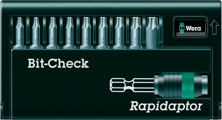Produktbild Wera Bit-Check 10 TX Universal 2 (Innensechsrund TX M10, Innensechsrund TX M15, Innensechsrund TX M20, Innensechsrund TX M30, Innensechsrund TX M6, Innensechsrund TX M8, Innensechsrund TX M9, Innensechsrund TX M25, Innensechsrund TX M40)