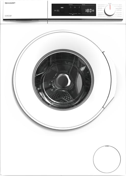 Actual product image Sharp Waschmaschine Frontlader 7 kg 1000 Umdrehungen (7 kg, Left)