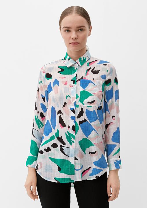 Immagine prodotto S.Oliver Bluse Longbluse aus Viskosemix (46)