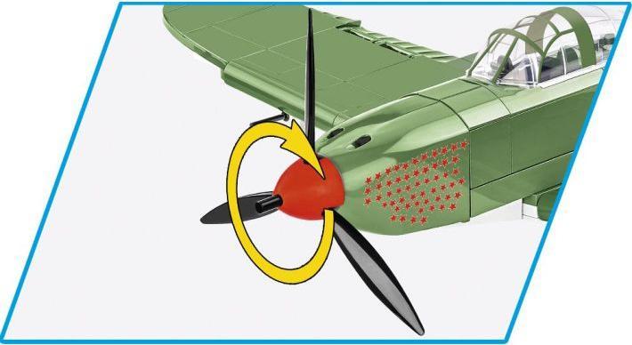 Produktbild Cobi 5747 - 380 PCS HC WWII /5747/ BELL P-39Q AIRACOBRA SOVI