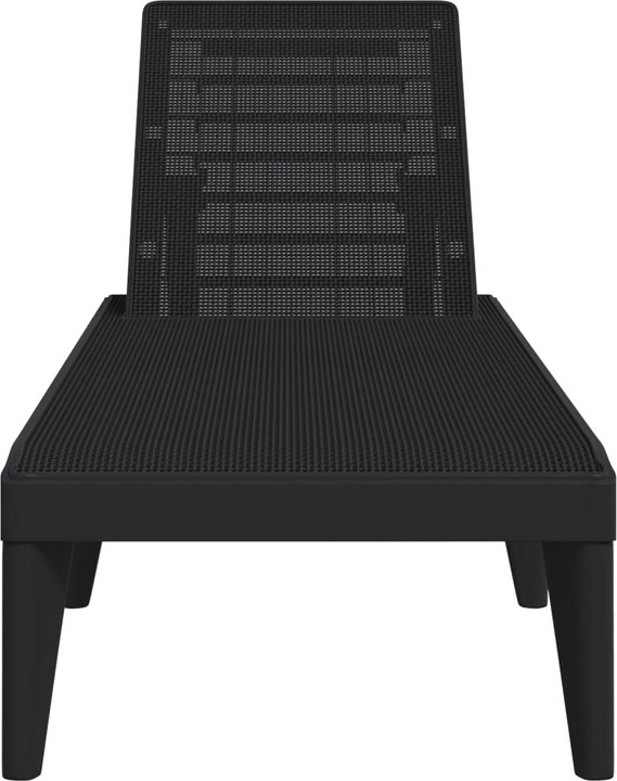 Image du produit VidaXL Sonnenliege Anthrazit 186x60x29 cm PP,Farbe: Anthrazit (186 cm)