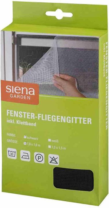 Siena Garden 269943 Window fly screen, black