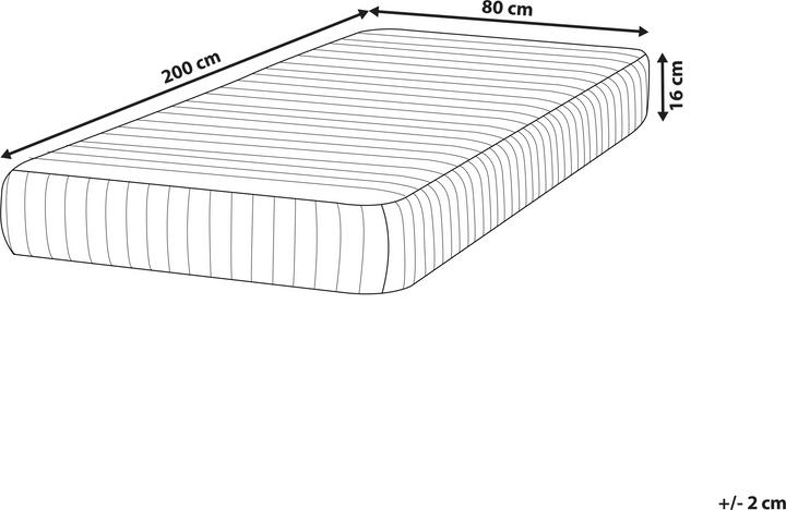 Produktbild Beliani Snoozy (80 x 200 cm, Federkern)