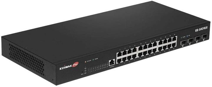 Immagine prodotto edimax Switch Pro 28x GE GS-5424LX con montaggio a rack (28 Porti)