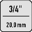 Image du produit Stahlwille Douille à six pans mâle (27 mm)