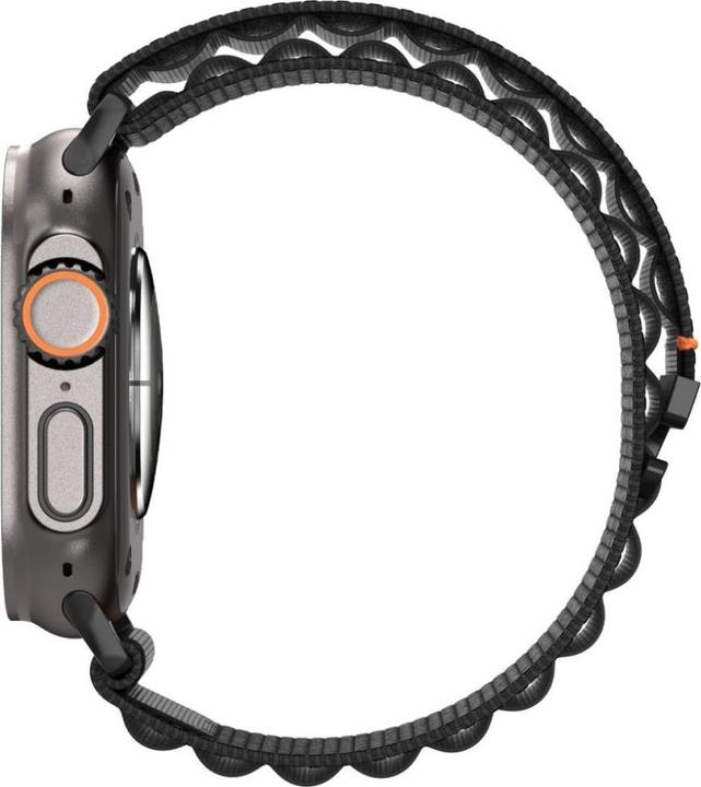 Produktbild Spigen - WBF1 - Apple Watch 6 / 7 / 8 / 9 / 10 / SE / SE 2 / Ultra / Ultra 2 (44/45/46/49mm) - Black (Nylon)