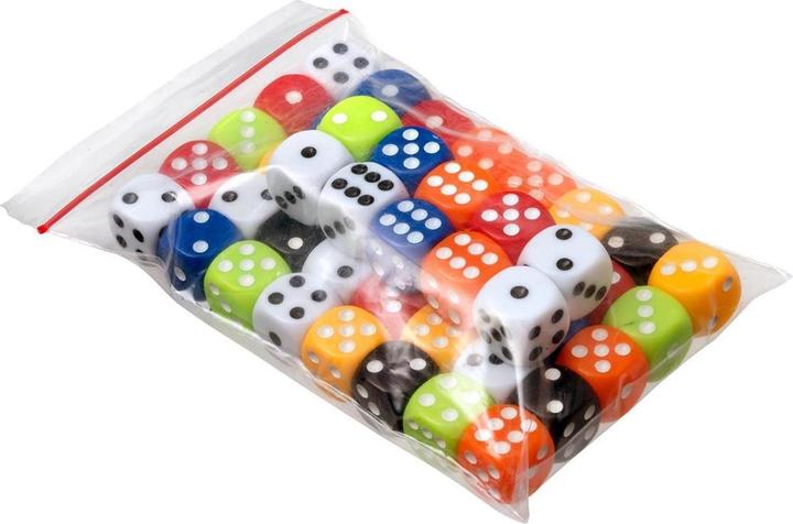 Image du produit Philos Cubes, 16 mm, opaque, dice, 50 sachets
