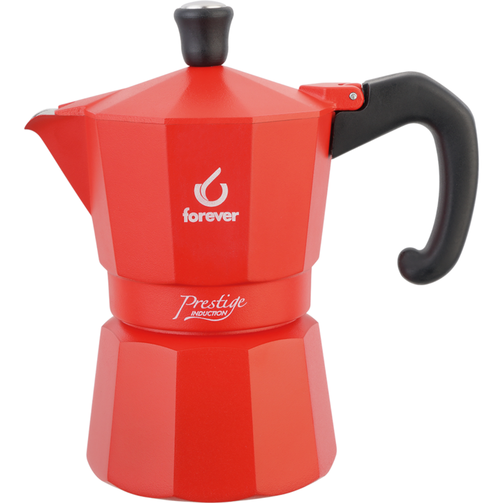 Produktbild Forever Kaffeezubereiter Moka Prestige Induktion 3 Tassen (3 T.)