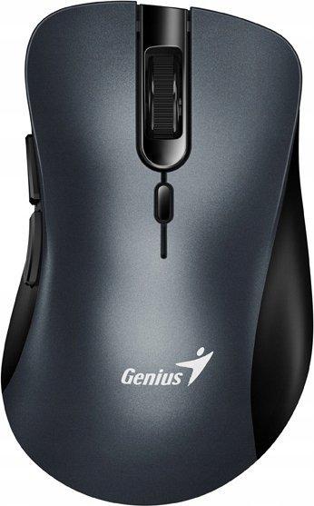 Produktbild Genius Ergo 8100S/Ergonomická/Optická/Pro praváky/1 600 DPI/Bezdrátová USB/Černá-šedá (Kabellos)