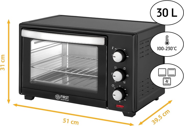 Actual product image First Austria Electric oven FA-5043-1 (30L)
