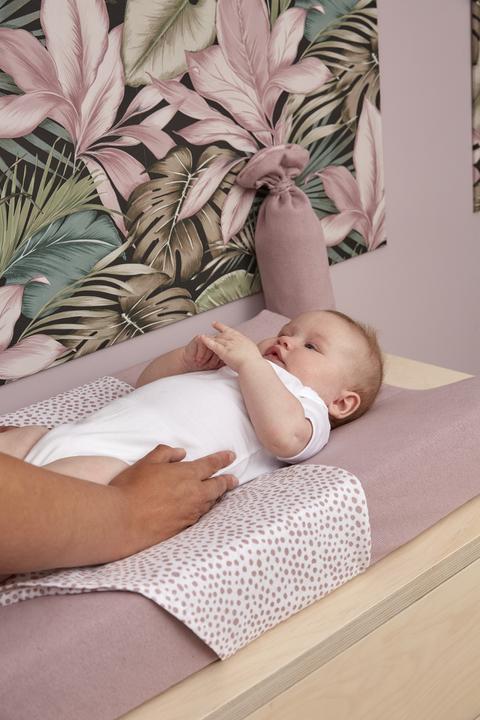 Produktbild Meyco Wickelauflagenbezug Knit Basic - lila - 50x70cm (50 x 70 cm)