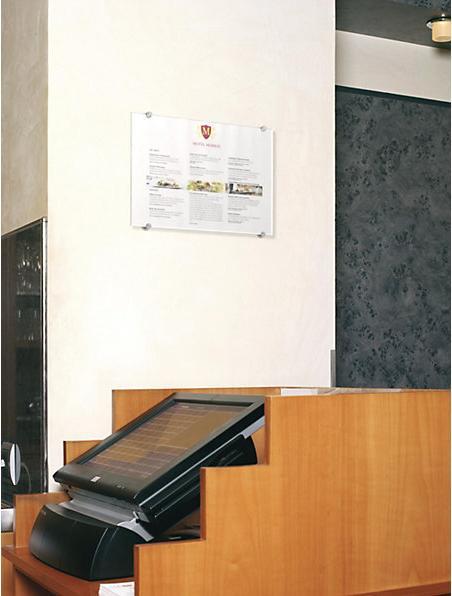 Produktbild Durable Türschild Crystal Sign A3