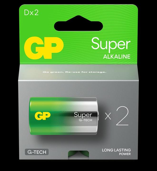 Actual product image GP Batteries Super (2 pcs., D)