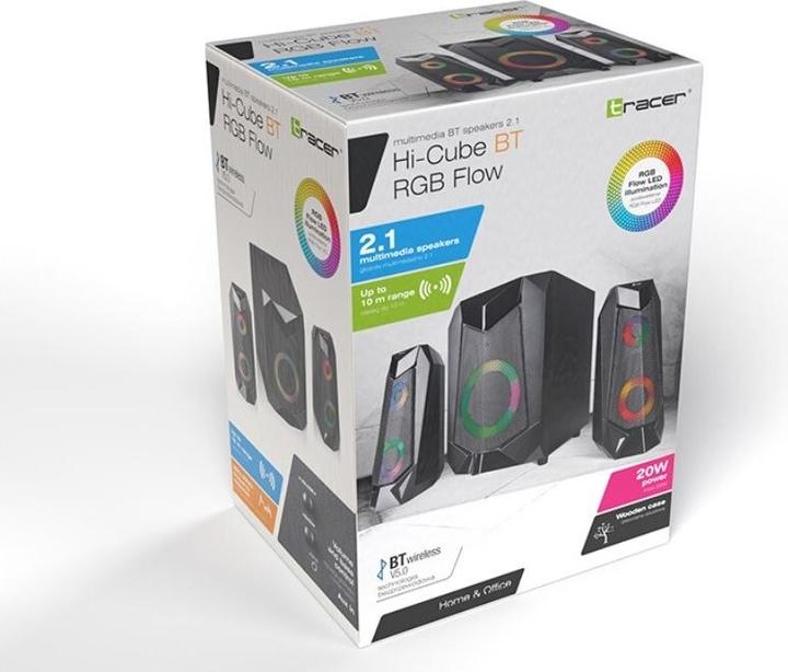 Image du produit Tracer 2+1 haut-parleurs Hi-Cube RGB Flow BT