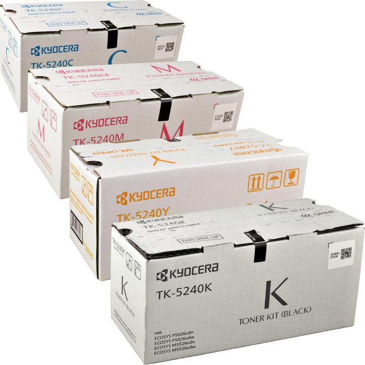 Produktbild Kyocera 4 Toner TK-5240 Multipack K C M Y 4-farbig (M, BK, Y, C)