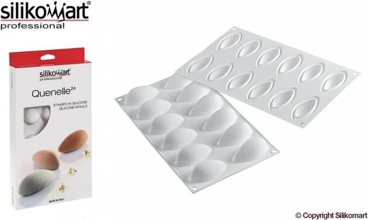 Produktbild Silikomart Silikonform - Quenelle - 12pcs
