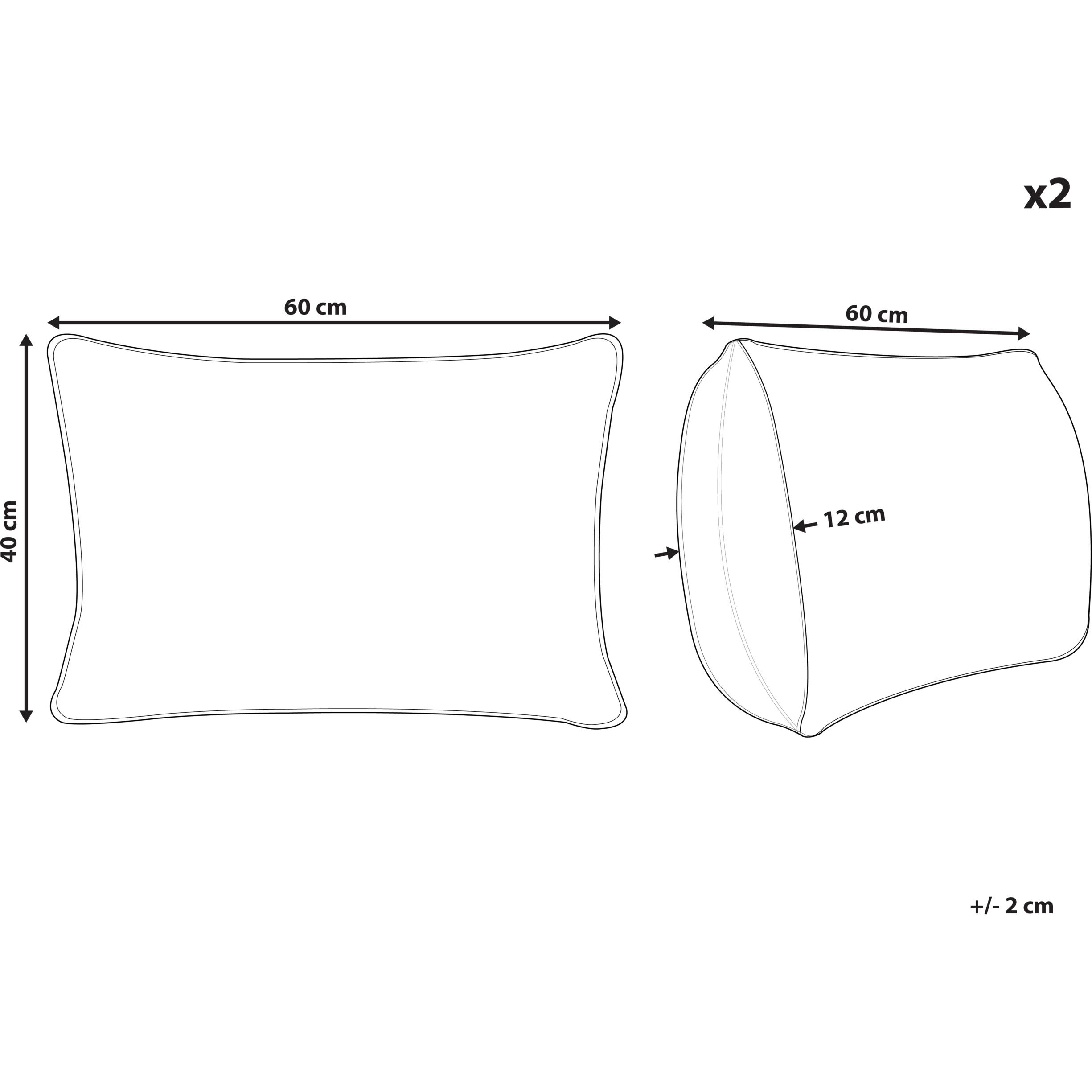 Thumbnail - Beliani, Dekokissen, Talya (40 x 60 cm)