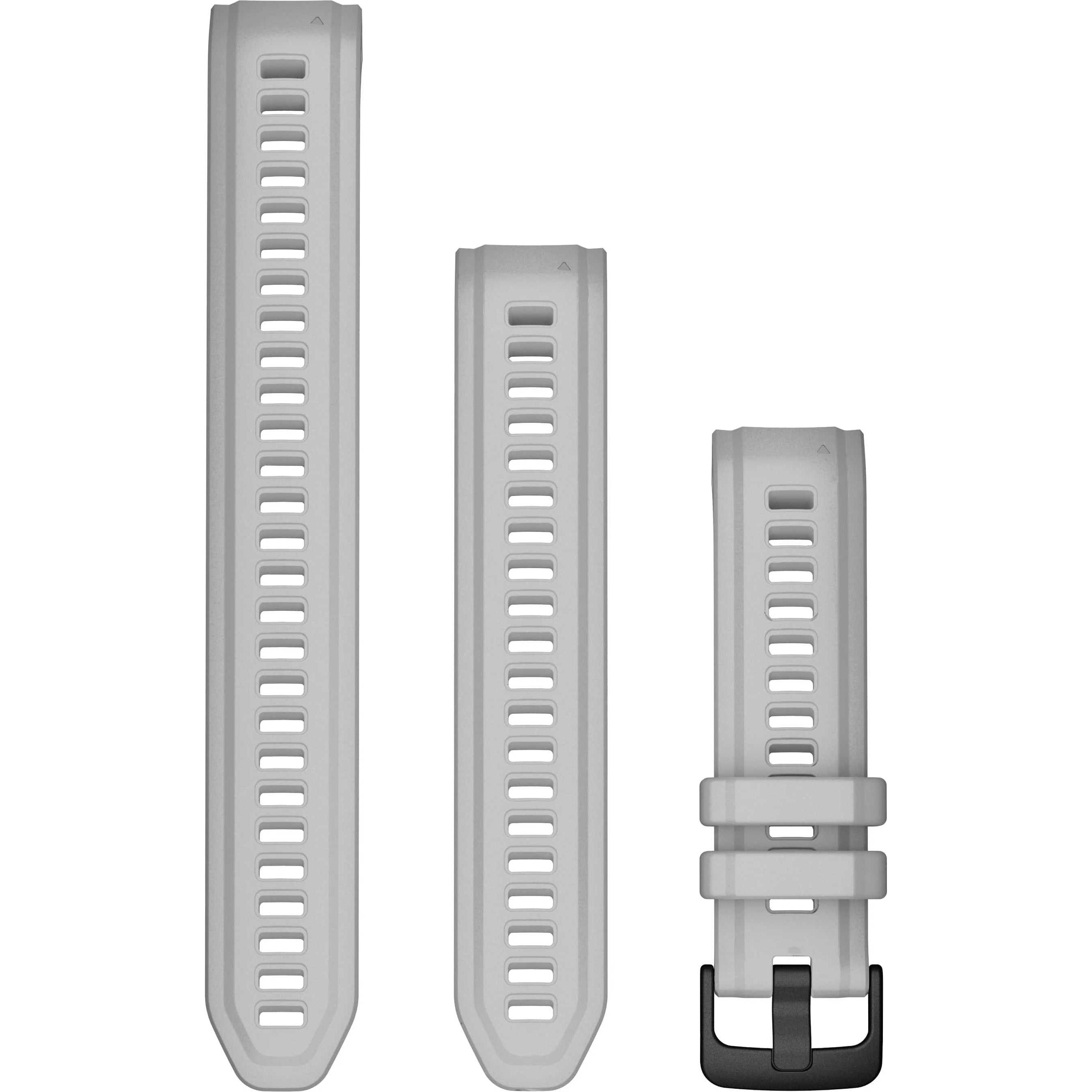 Garmin Instinct 2S Ersatzarmband (20 mm, Silikon, Edelstahl, Instinct 2S, Instinct 2S Solar), Uhrenarmband, Grau