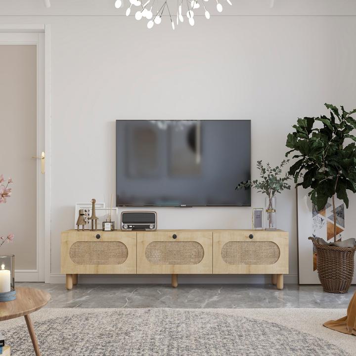 Image du produit Hanah Home Elena TV Stand (180 x 31.40 x 42.60 cm)