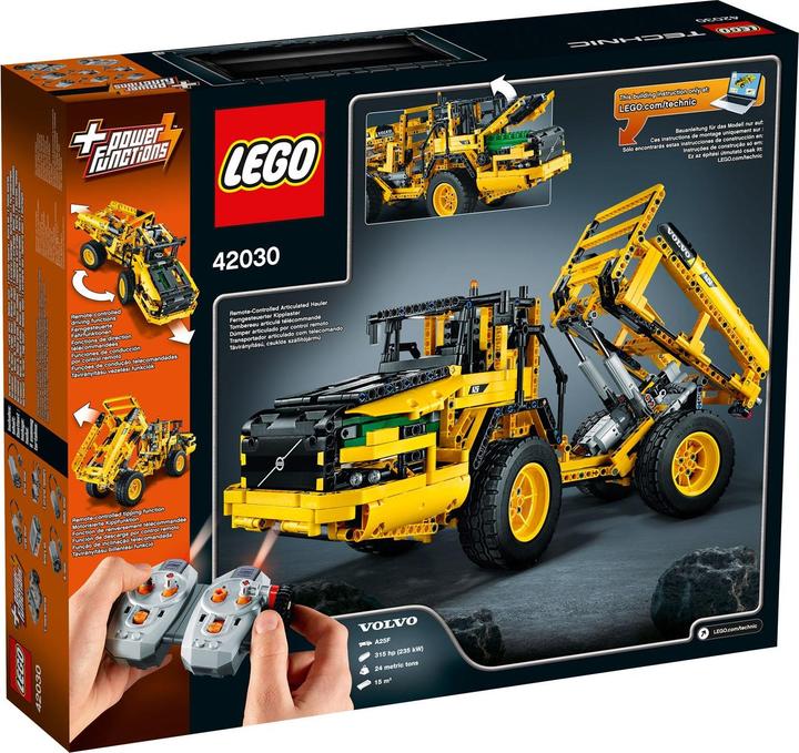 Immagine prodotto LEGO Technic Ruspa VOLVO L350F telecomandata (42030, LEGO Technic, Set LEGO rari)